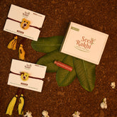 Plantable Rakhi For Brother, 1 Instruction Manual With Roli (Purple)